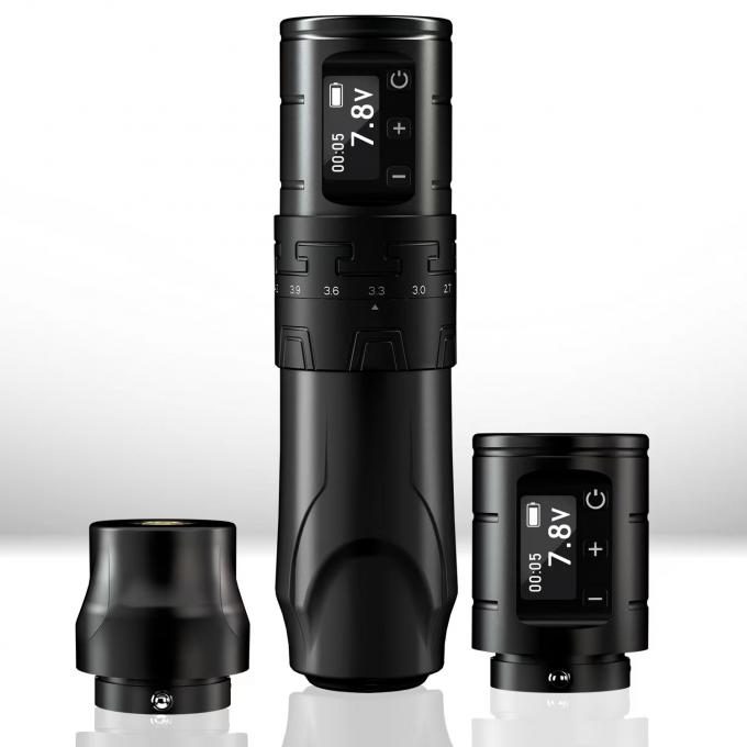 1500mAh Wireless Tattoo Gun INKONE SABER Coreless Tattoo Machine Pen Powerful Motor Long Stroke 4.2mm Aircraft Aluminum 8