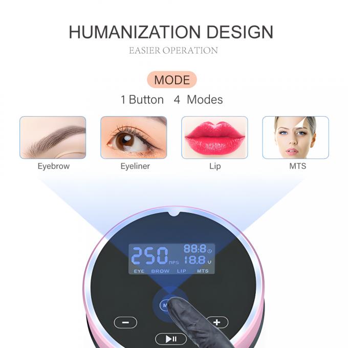 Digital Professional Microblading Machine Kit with Permanent Rotary Tattoo Machine Pen 5